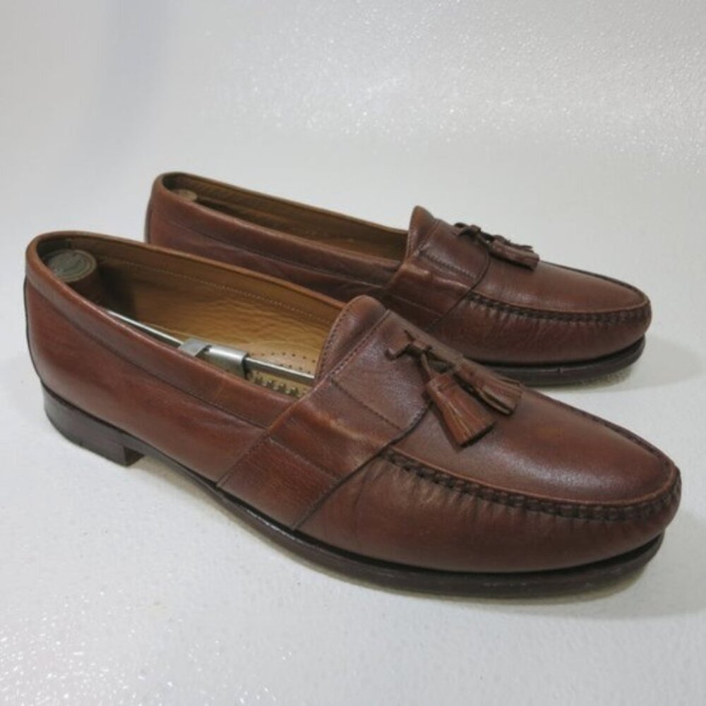 Cross Jacks Wright Full Strap Tassel Loafers Men's Shoes Footwear Mens Sz 11.5 C